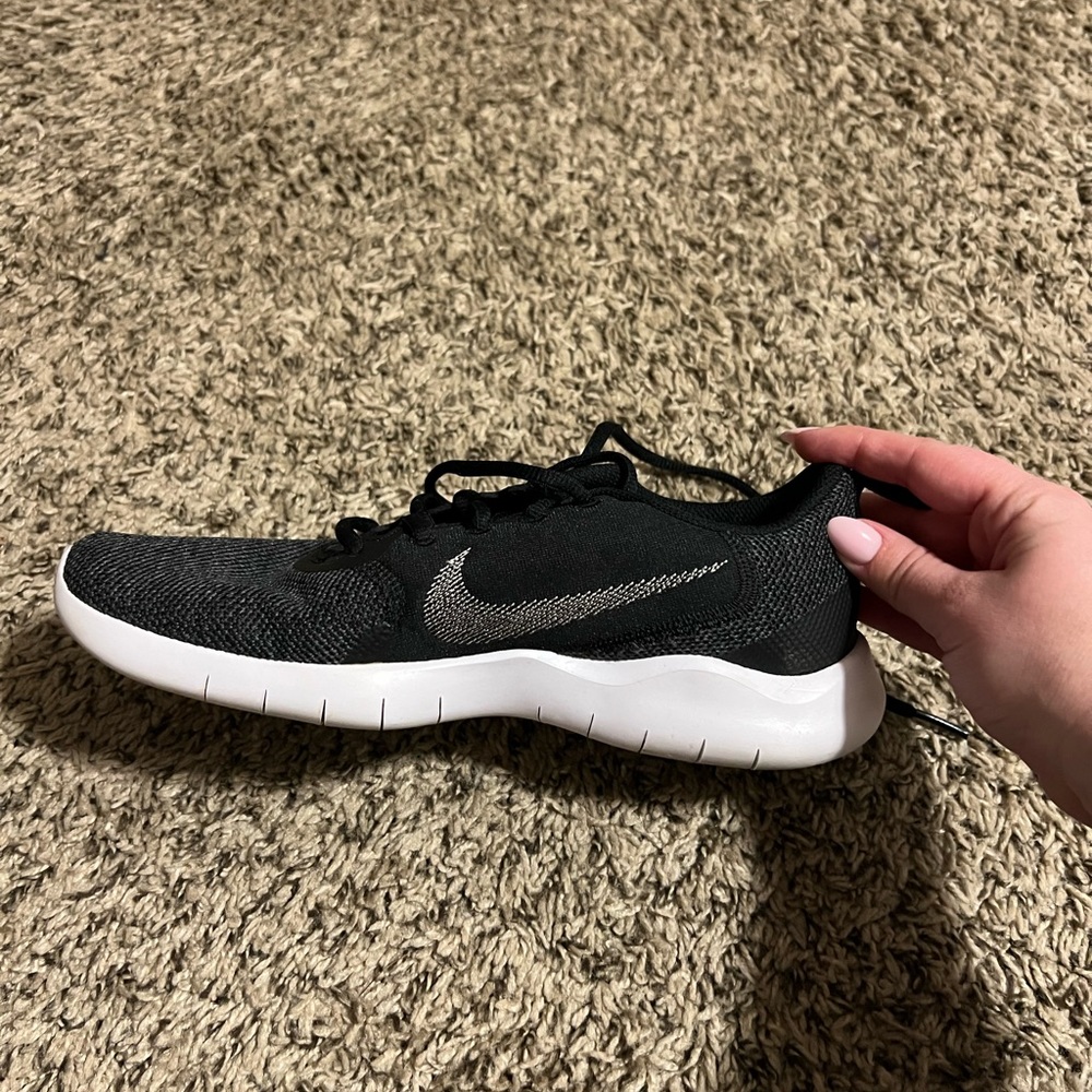 Black and White Nike Running shoe